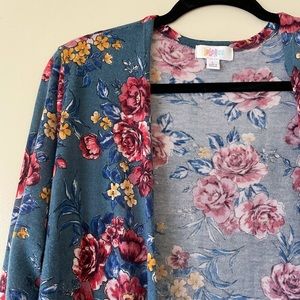 Large LulaRoe Sarah duster cardigan
